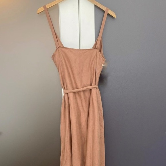 L Wilfred Aritzia Wrap Linen Dress - Picture 7 of 7